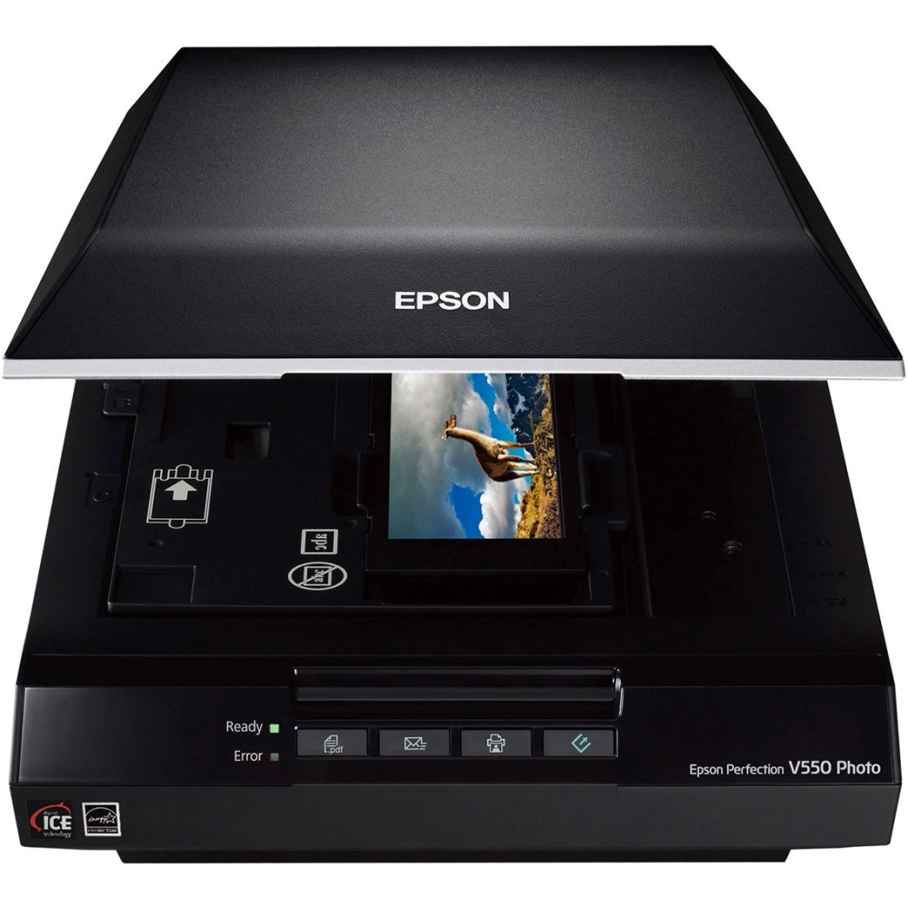 Сканер EPSON Perfection V550 Photo (B11B210303) Тип сканеру планшетний