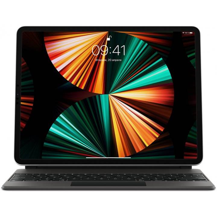 Чехол-клавиатура APPLE Magic Kbrd. iPad Pro 12.9" (5th gen.)-Rus.-Black (MJQK3RS/A) Тип клавиатура