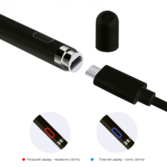 Замовити Стілус AIRON AirPen для ємнісного дисплея Black (6126755803223)