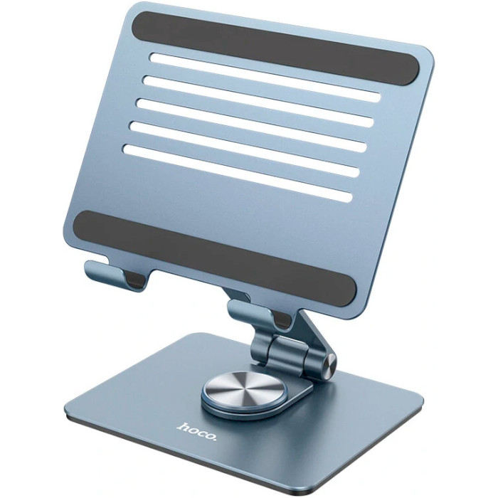Подставка для планшета HOCO PH52 Might metal rotating tablet desktop holder Metal Gray (6931474788979) Тип подставка