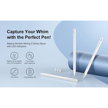 Стілус BASEUS Smooth Writing 2 Active Stylus Pen Moon White (P80015802213-03)
