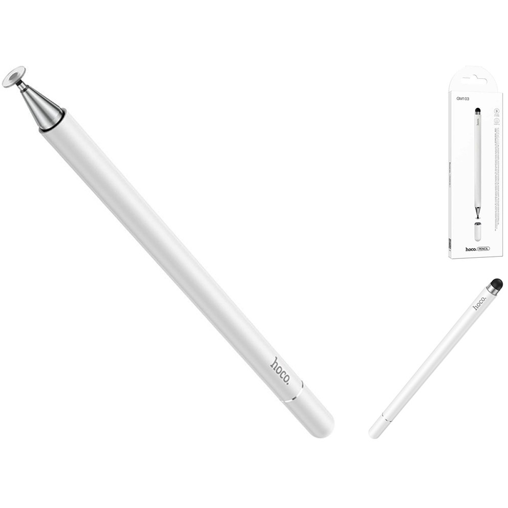 Стілус HOCO GM103 Universal Capacitive Pen White (6931474767127) Сумісність Android; iOS; Windows