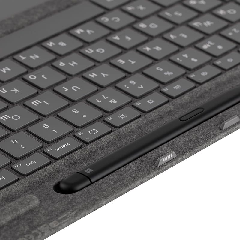 Клавіатура MICROSOFT Surface Pro 8/11 Pro X зі стілусом UKR/ENG Platinum (8X8-00164) Сумісність Microsoft Surface Pro 10, Microsoft Surface Pro 11, Microsoft Surface Pro 8, Microsoft Surface Pro 9, Microsoft Surface Pro X