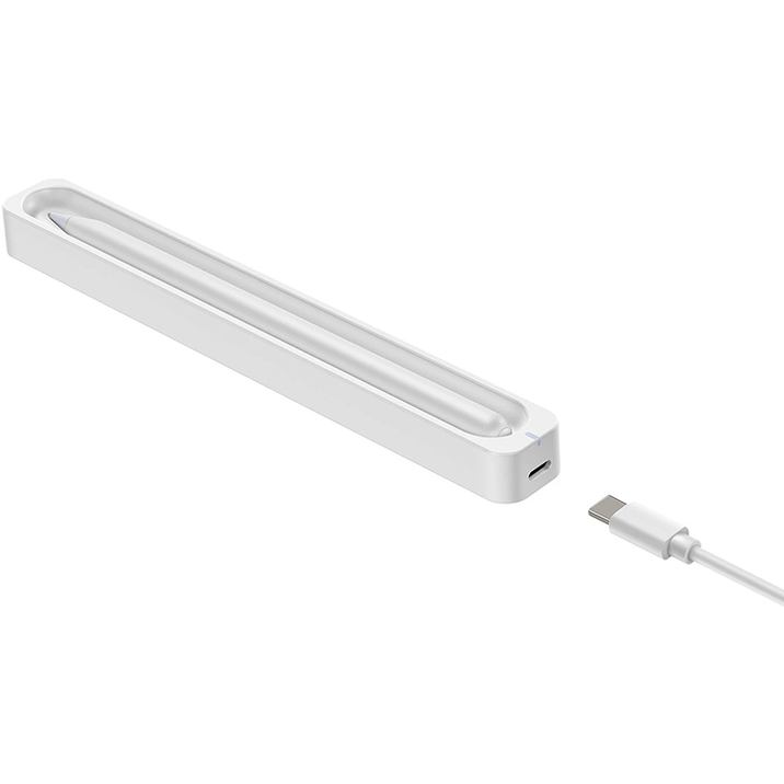 Стілус HUION HA200 White Додатково час заряджання: близько 1.5 години; час роботи від акумулятора: близько 9:00; Розмір: 167 x 8.9 x 8.9 мм