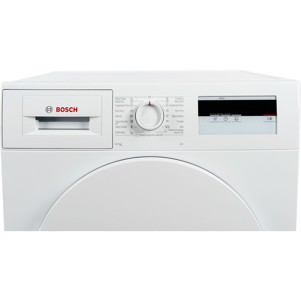 Сушильная машина BOSCH WTH83001ME Функции и особенности дисплей