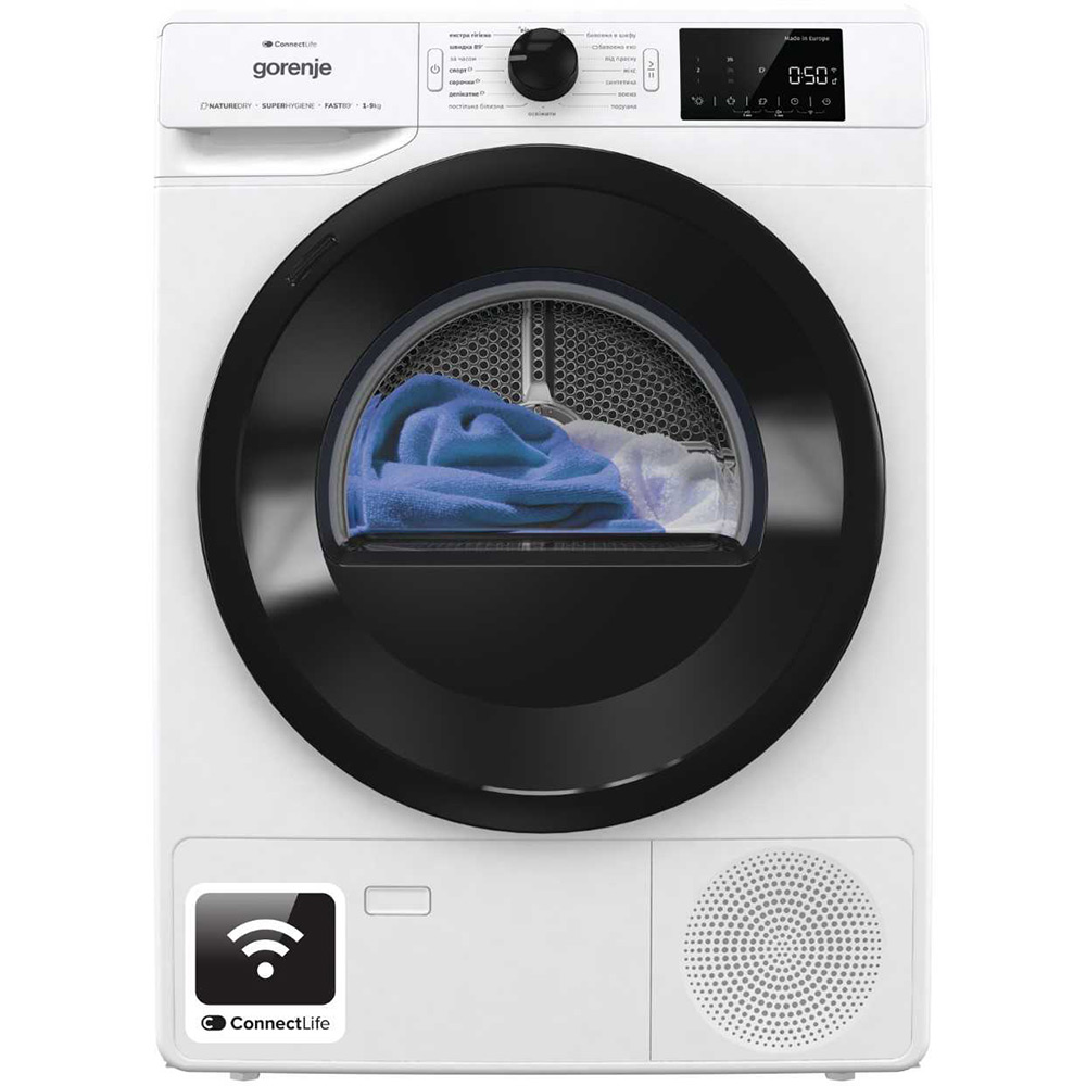 Сушильная машина GORENJE DPNE92GNLWIFI/UA (SP22/45D2) Тип слива воды канализация