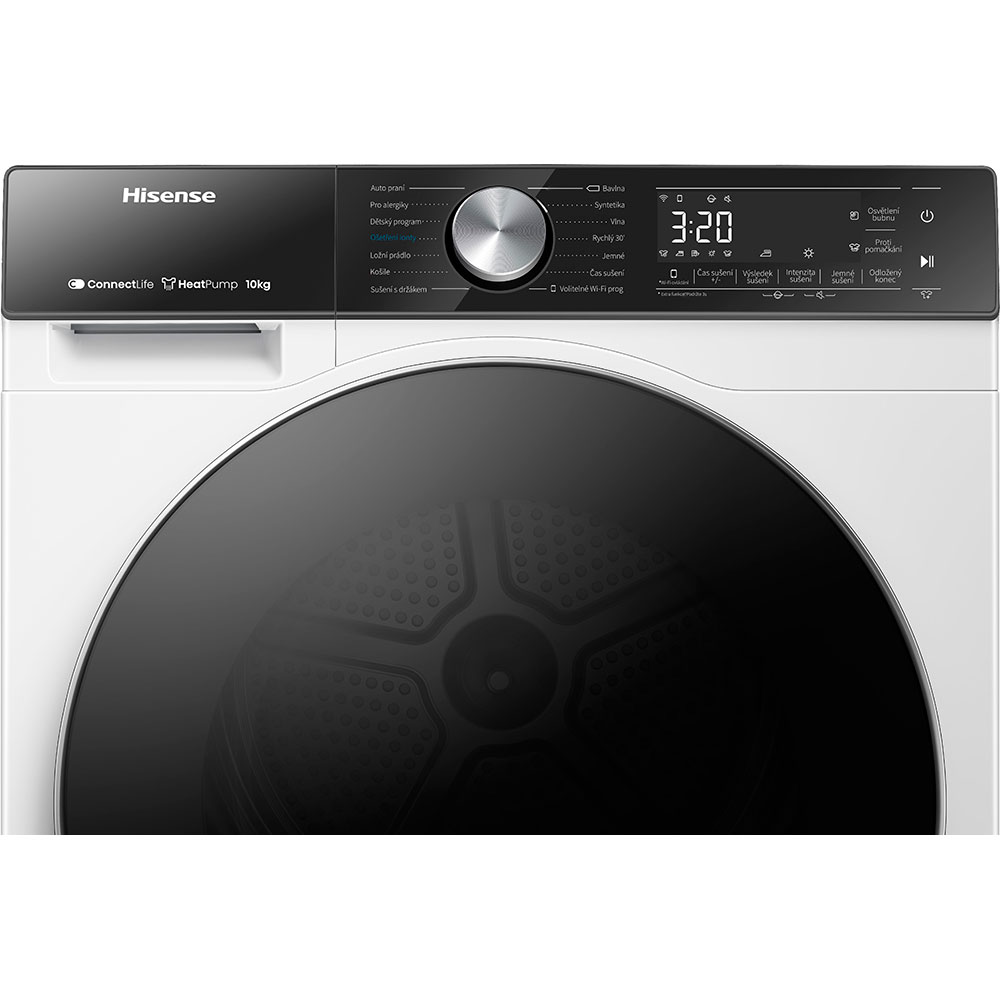 Зовнішній вигляд Сушильна машина HISENSE DH5S102BW/UA (DH5S102BW)