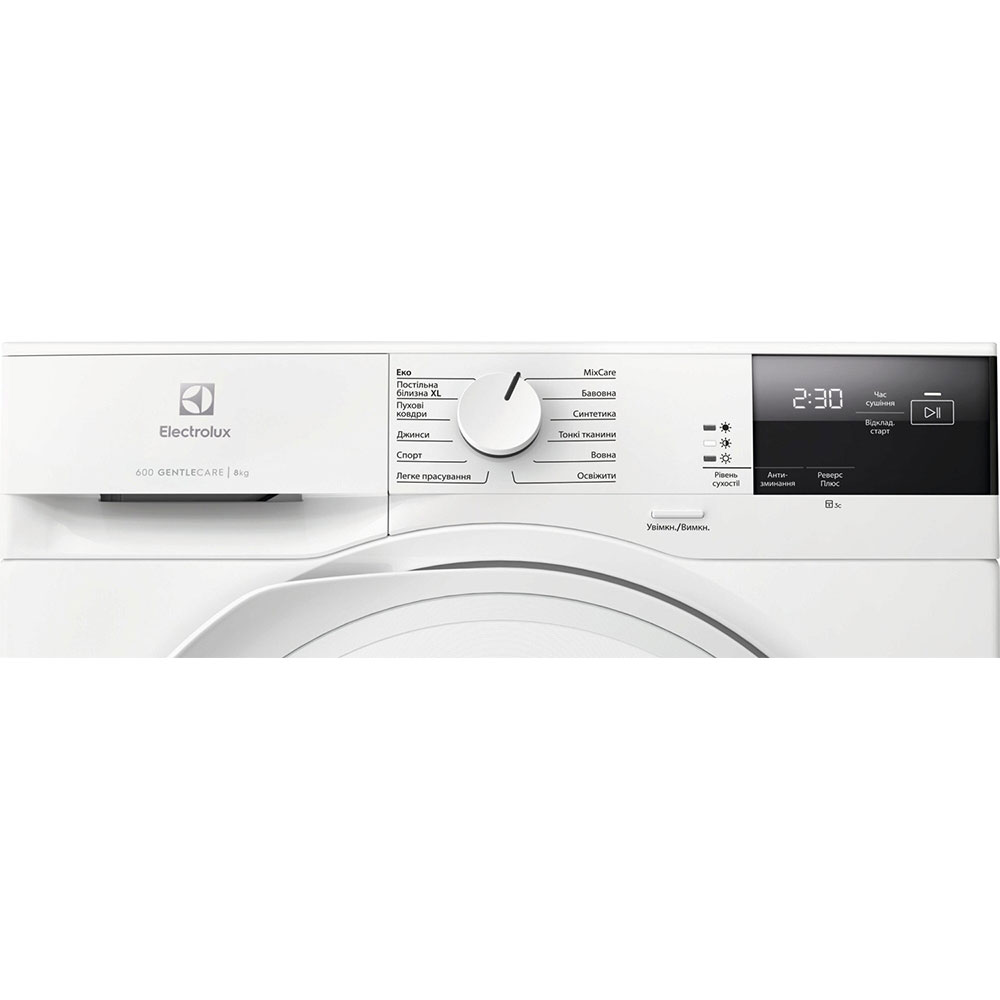 Сушильна машина Electrolux 600 GentleCare EW6D283YU (916099956) Тип сушарка