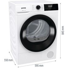 Сушильна машина Gorenje DHNE82/UA (20015242)