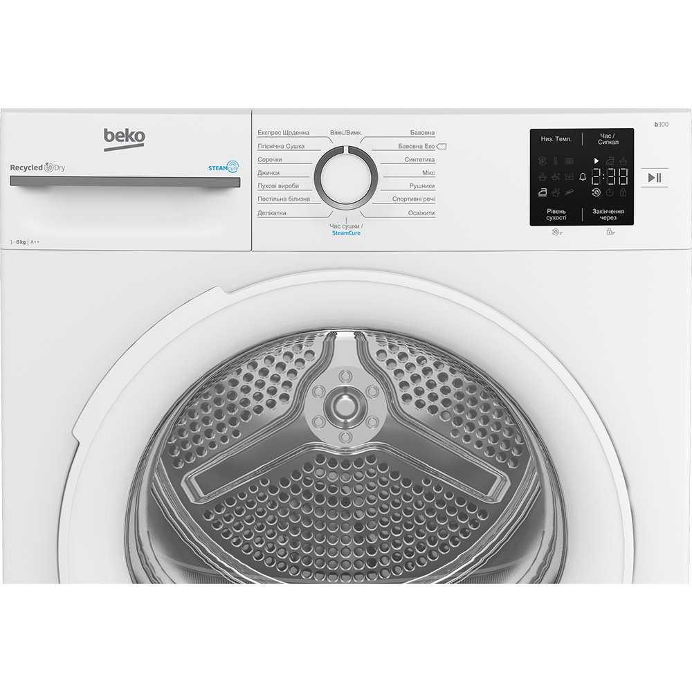 Сушильна машина Beko BM3T38239WW Тип двигуна колекторний