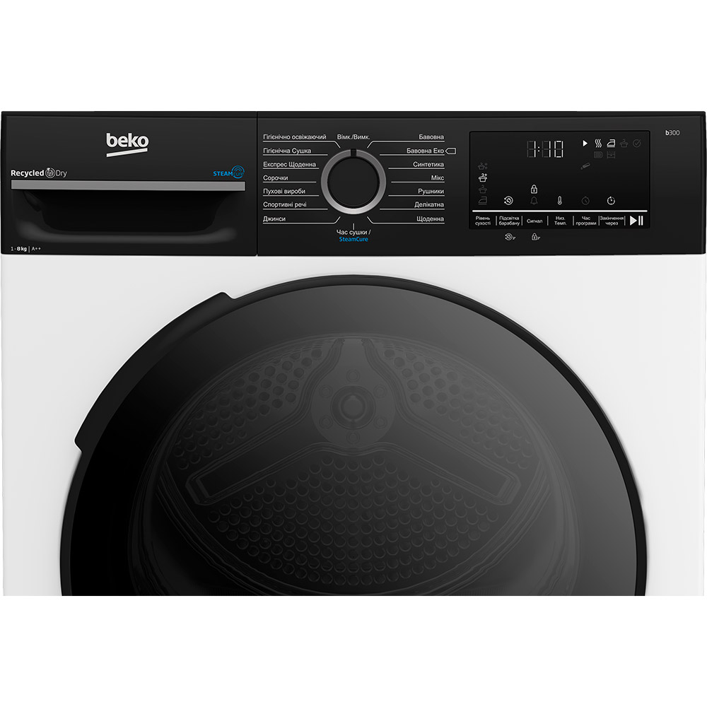 Зовнішній вигляд Сушильна машина BEKO BM3T48239WPBB2