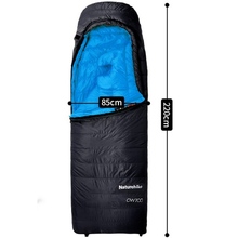 Спальний мішок NATUREHIKE CW700 CNK2450WS048 L чорно-блакитний (6927595788134)