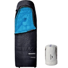 Спальний мішок NATUREHIKE CW700 CNK2450WS048 L чорно-блакитний (6927595788134)