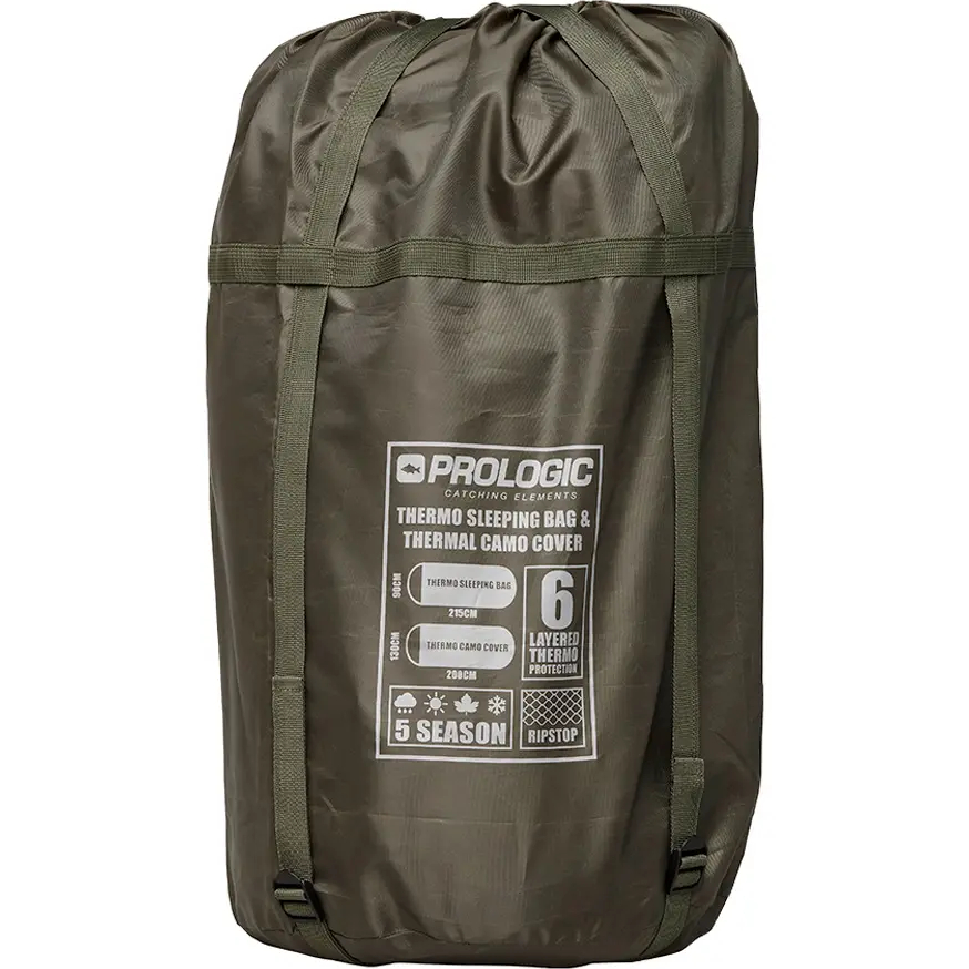 Спальник PROLOGIC Спальний мішок Element Comfort S/Bag & Thermal Camo Cover 5 Season (72832) Наполнитель Hollowfibre