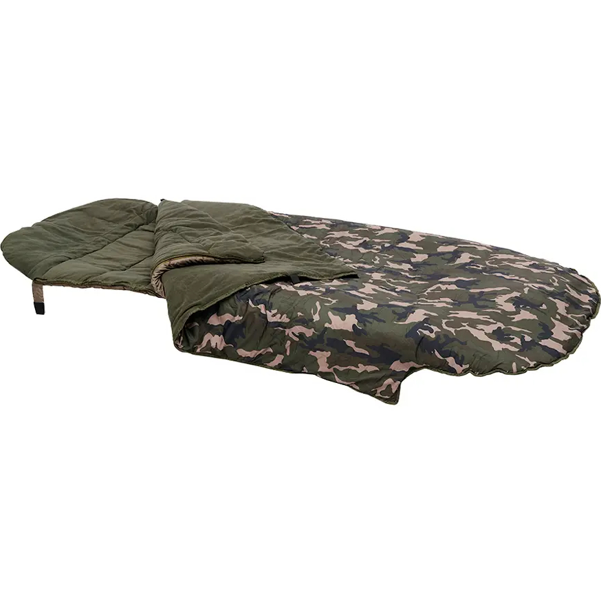 Спальник PROLOGIC Спальний мішок Element Comfort S/Bag & Thermal Camo Cover 5 Season (72832) Молния правая