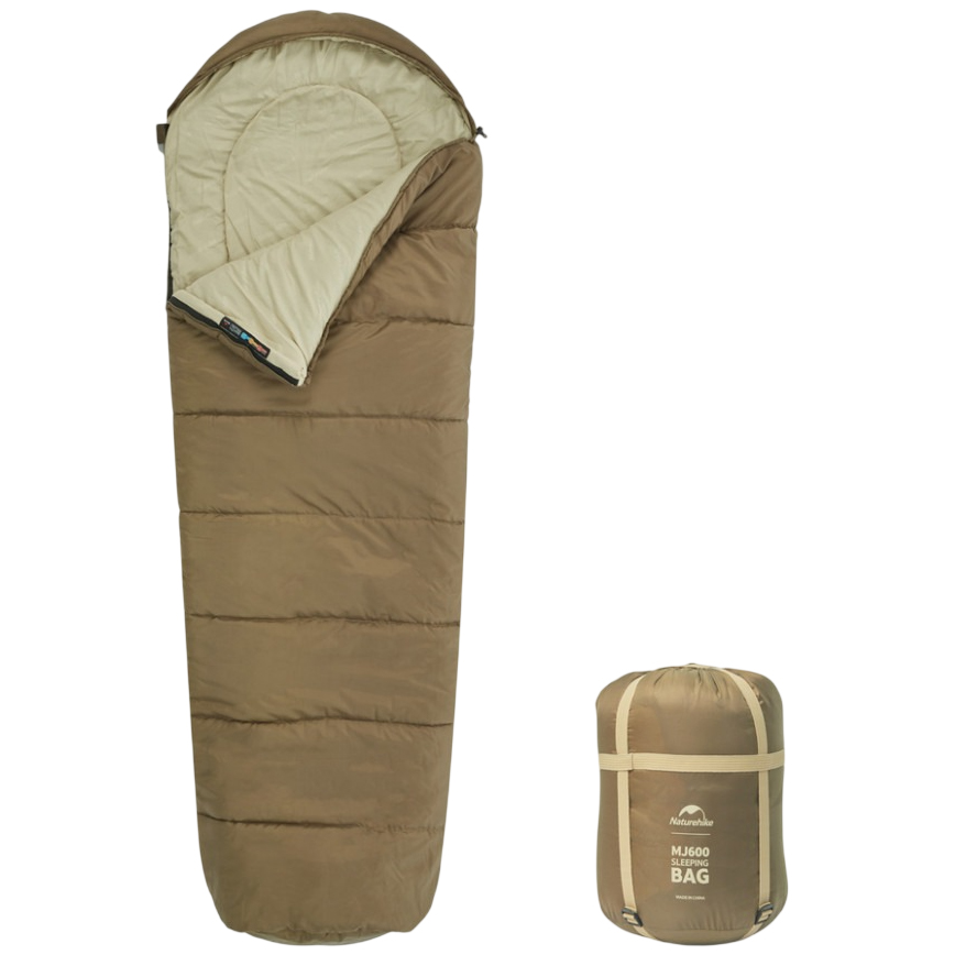 Спальник NATUREHIKE MJ600 CNK2300SD014 brown