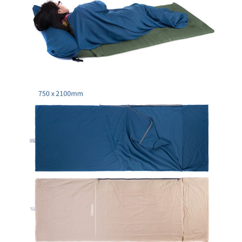 Вкладиш у спальний мішок NATUREHIKE NH15S012-D Blue (6927595796788) Сфера застосування кемпінг