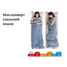 Спальний мішок Naturehike LW180 Mini NH21MSD04 XL Dark Green (6975641884361)