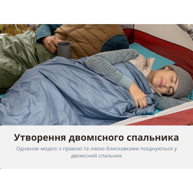 Зображення Спальний мішок Naturehike LW180 Mini NH21MSD04 XL Dark Green (6975641884361)