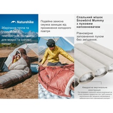 Спальник Naturehike Snowbird CNK2550WS014 L Brown (6927595784464)