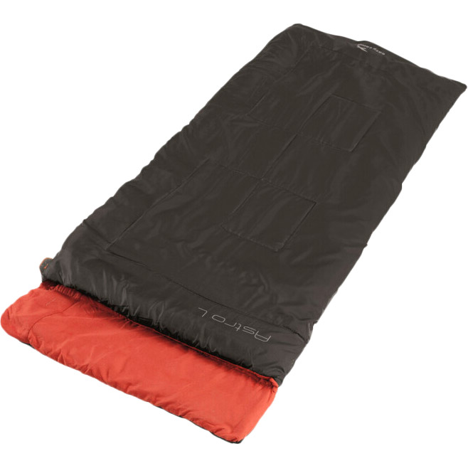 

Спальник EASY CAMP Astro L/+5°C Black Left (240144), Спальний мішок Astro L/+5°C Black Left (240144)