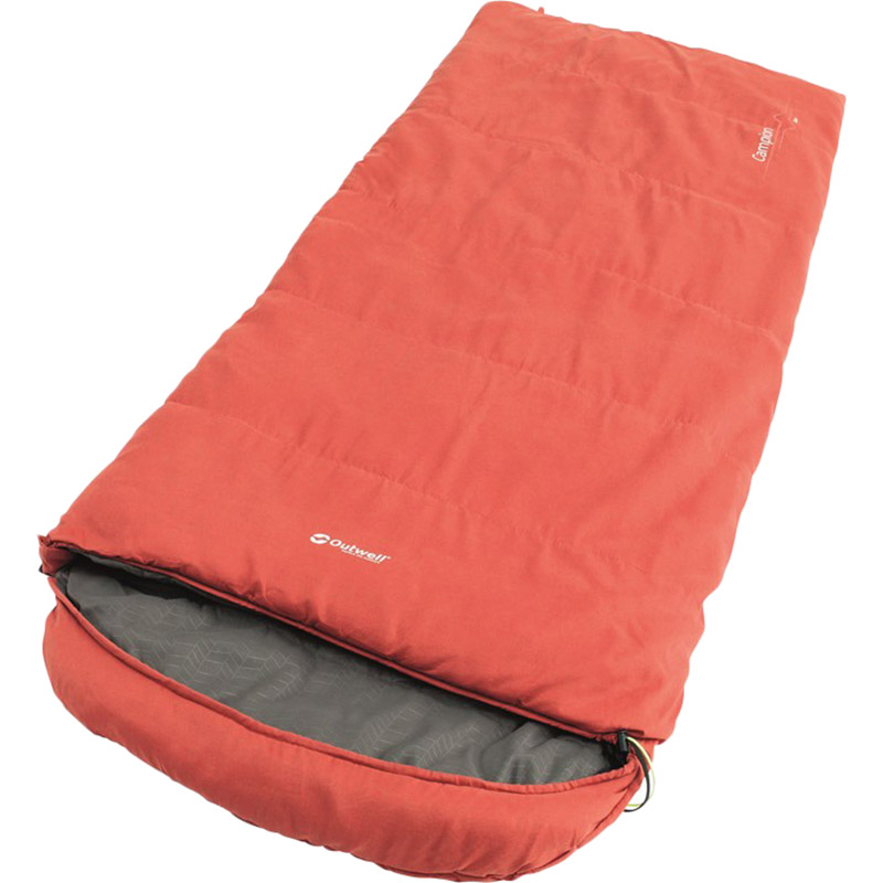 Спальник OUTWELL Campion Lux/-1°C Red Left (230356) Блискавка ліва