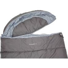 Спальник High Peak Dundee 4/ + 4°C Grey / Light Grey Left (21238)