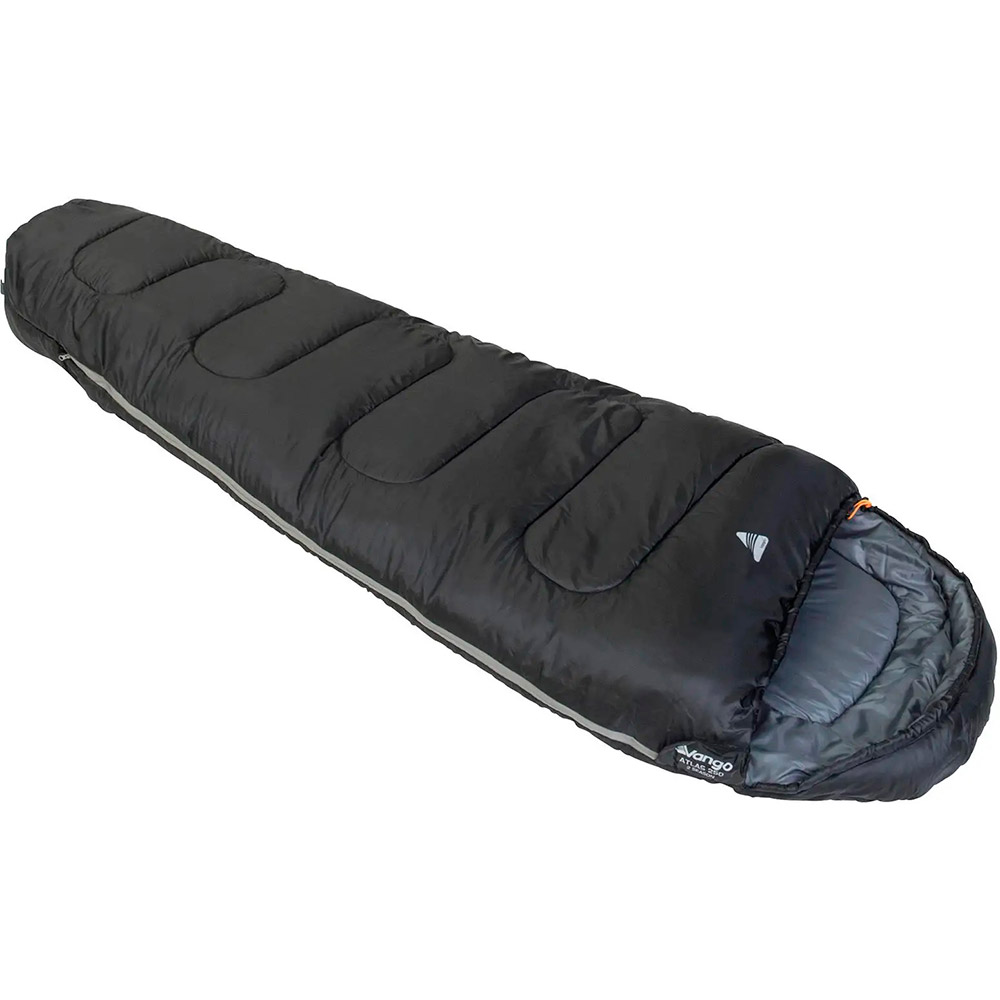 

Спальный мешок Vango Atlas 250 Black (926296), Спальний мішок .Atlas 250/+2°C Black Left