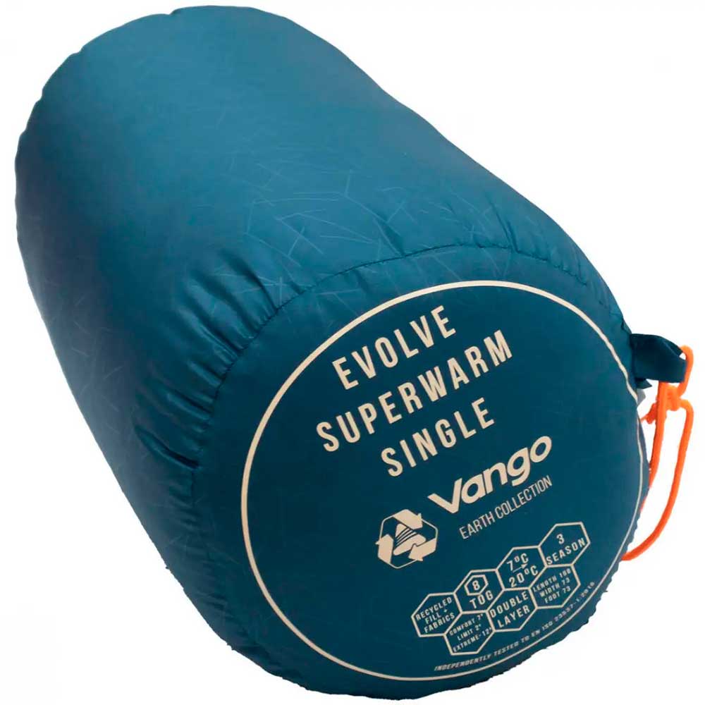 Спальный мешок Evolve Superwarm Single/+2°C Moroccan Blue Left (SBREVOLVEM23TJ8) Тип одеяло