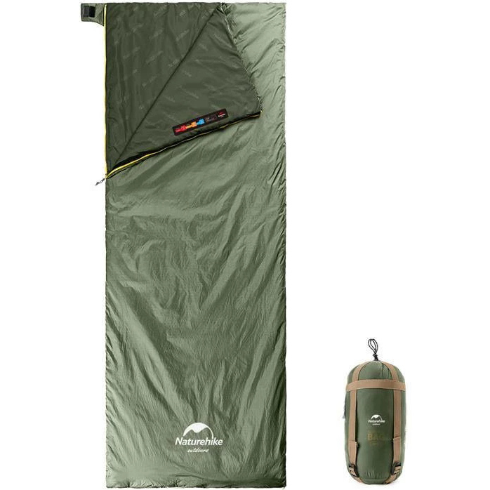 Спальник NATUREHIKE Summer LW180 NH21MSD09 M зелений (6927595777930-L)