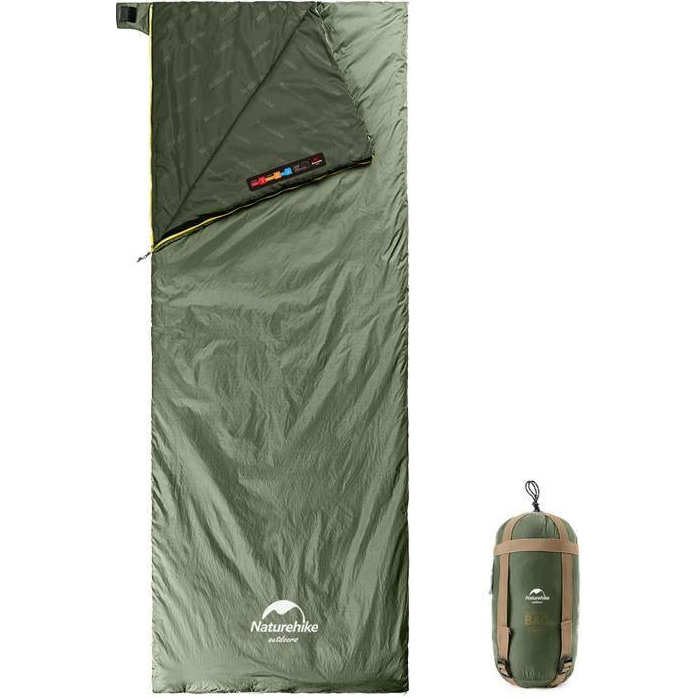 Спальник NATUREHIKE Summer LW180 NH21MSD09 XL зеленый (6927595777961-L)