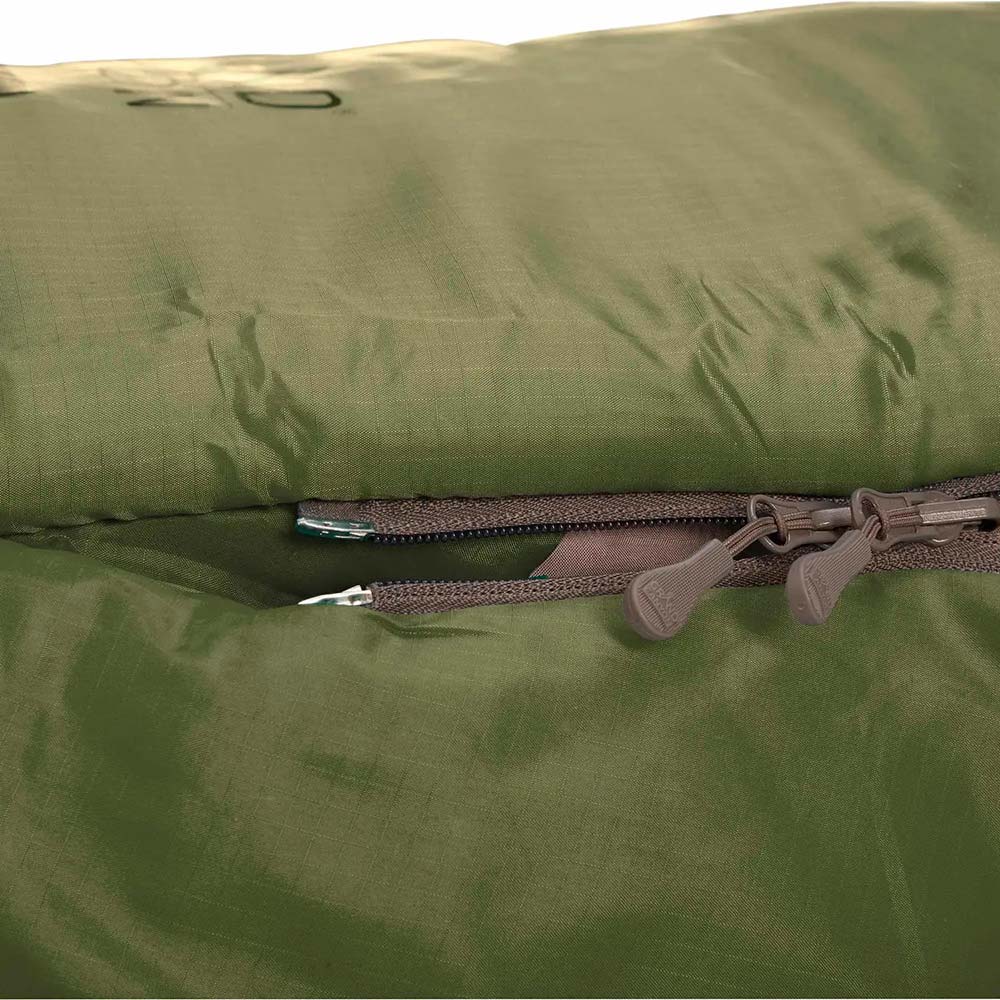 Спальный мешок GRAND CANYON Fairbanks 190 -4°C Capulet Olive Left (340020) Температурные режимы (мин/комфорт/макс) -21 / -4 / 2