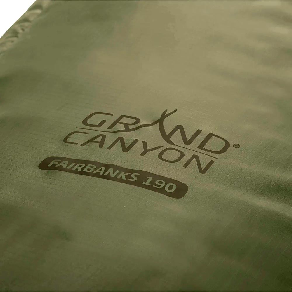 Внешний вид Спальный мешок GRAND CANYON Fairbanks 190 -4°C Capulet Olive Left (340020)