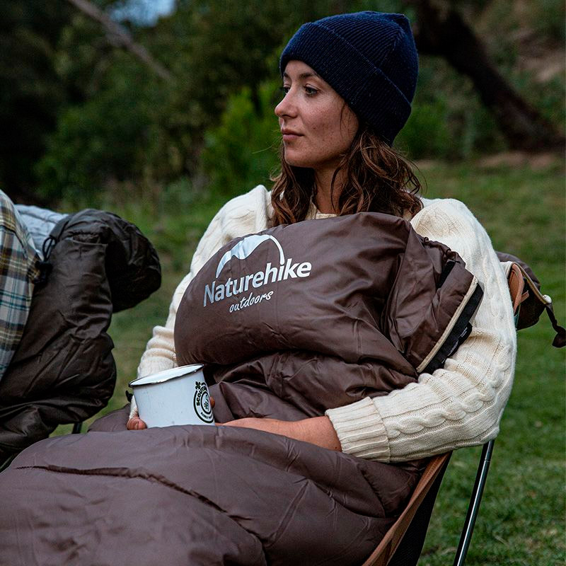 Спальник NATUREHIKE U250 NH20MSD07 Brown (6927595767207-L) Температурні режими (мін/комфорт/макс) -10/6/3