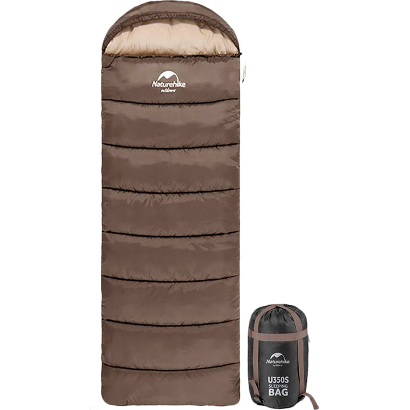 Спальник NATUREHIKE U250 NH20MSD07 Brown (6927595767207-L)