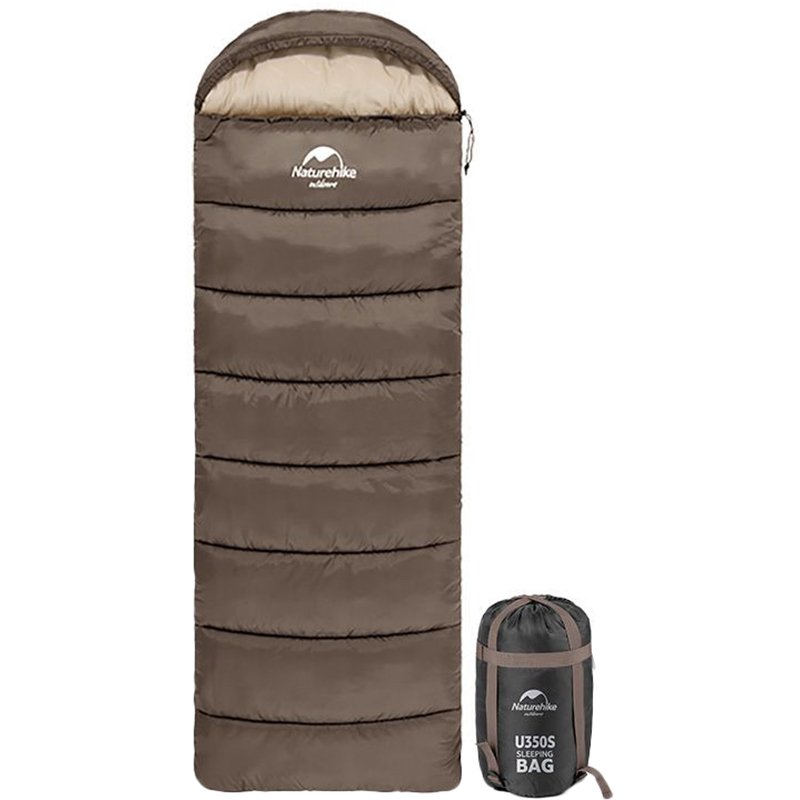 Спальник NATUREHIKE U350S NH20MSD07 Brown (6927595764312-R)