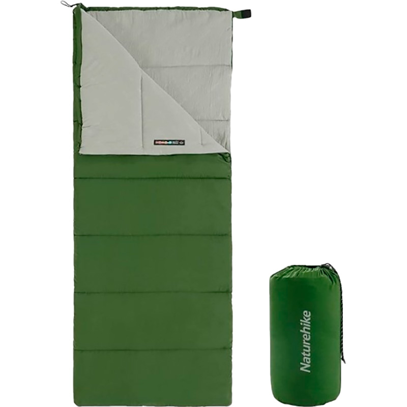 Зовнішній вигляд Спальник NATUREHIKE F150 NH22MSD05 Green (6927595797754-L)