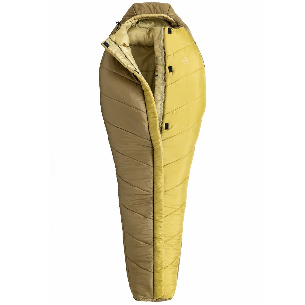 Спальник TURBAT Vogen Winter khaki/mustard 195 см (012.005.0329) Молния центральная