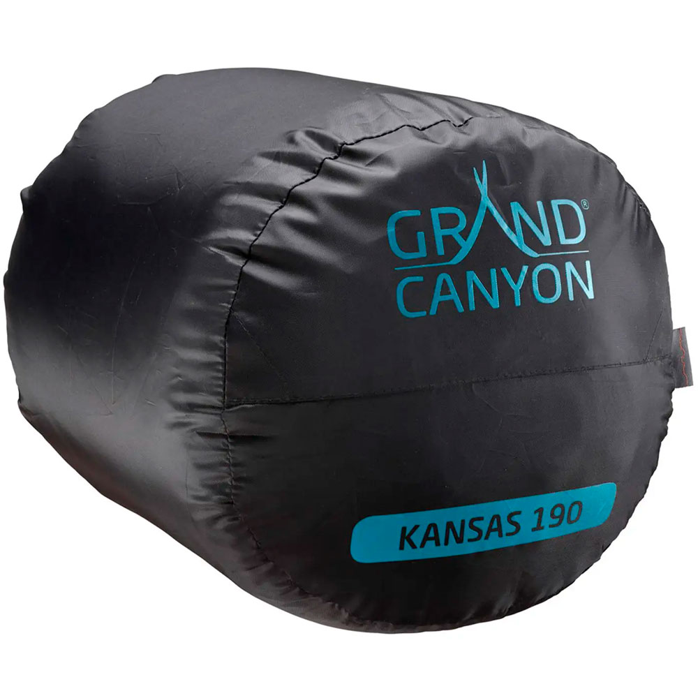 Спальник GRAND CANYON Kansas 190 0°C Caneel Bay Left Blue (340004) Сфера применения кемпинг