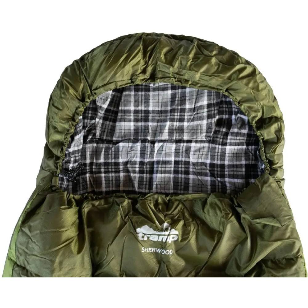 Спальник TRAMP Sherwood Long Olive/Grey L (UTRS-054L-L) Блискавка ліва