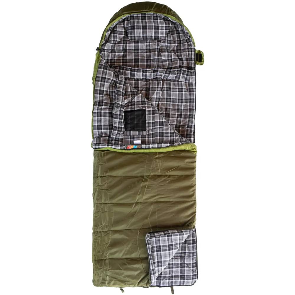 Спальник TRAMP Kingwood Long Olive/Grey R (UTRS-053L-R) Тип ковдра