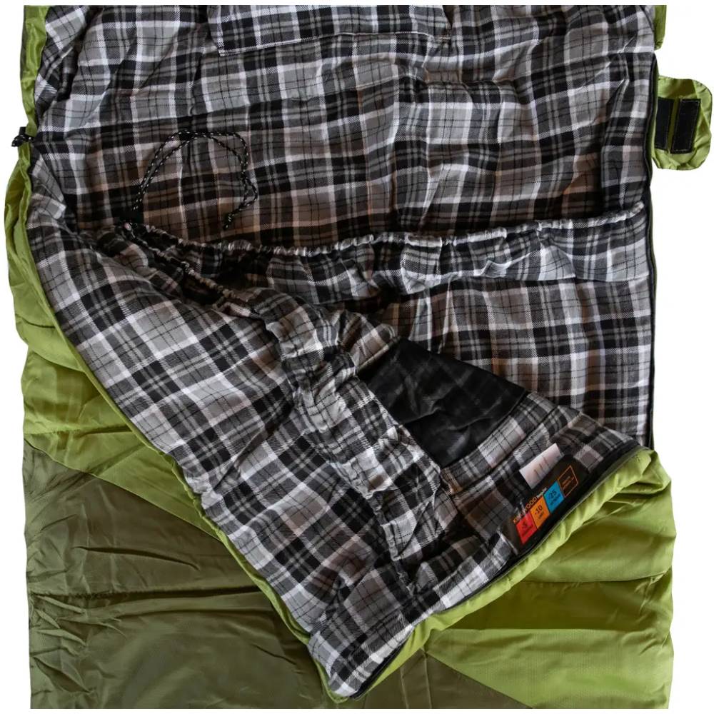 Спальник TRAMP Kingwood Long Olive/Grey R (UTRS-053L-R) Температурні режими (мін/комфорт/макс) -25