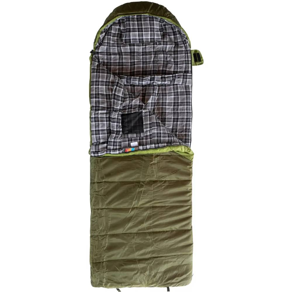 Спальник TRAMP Kingwood Long Olive/Grey L (UTRS-053L-L) Блискавка ліва