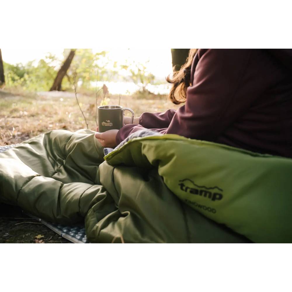 Фото 14 Спальник TRAMP Kingwood Long Olive/Grey L (UTRS-053L-L)