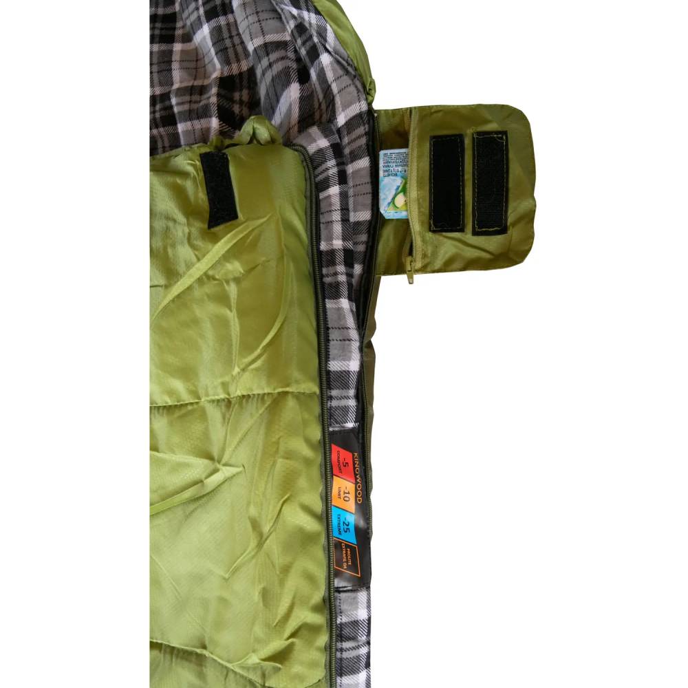 Спальник TRAMP Kingwood Long Olive/Grey L (UTRS-053L-L) Температурні режими (мін/комфорт/макс) -25