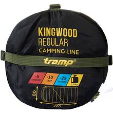 Спальник TRAMP Kingwood Regular Olive/Grey R (UTRS-053R-R)