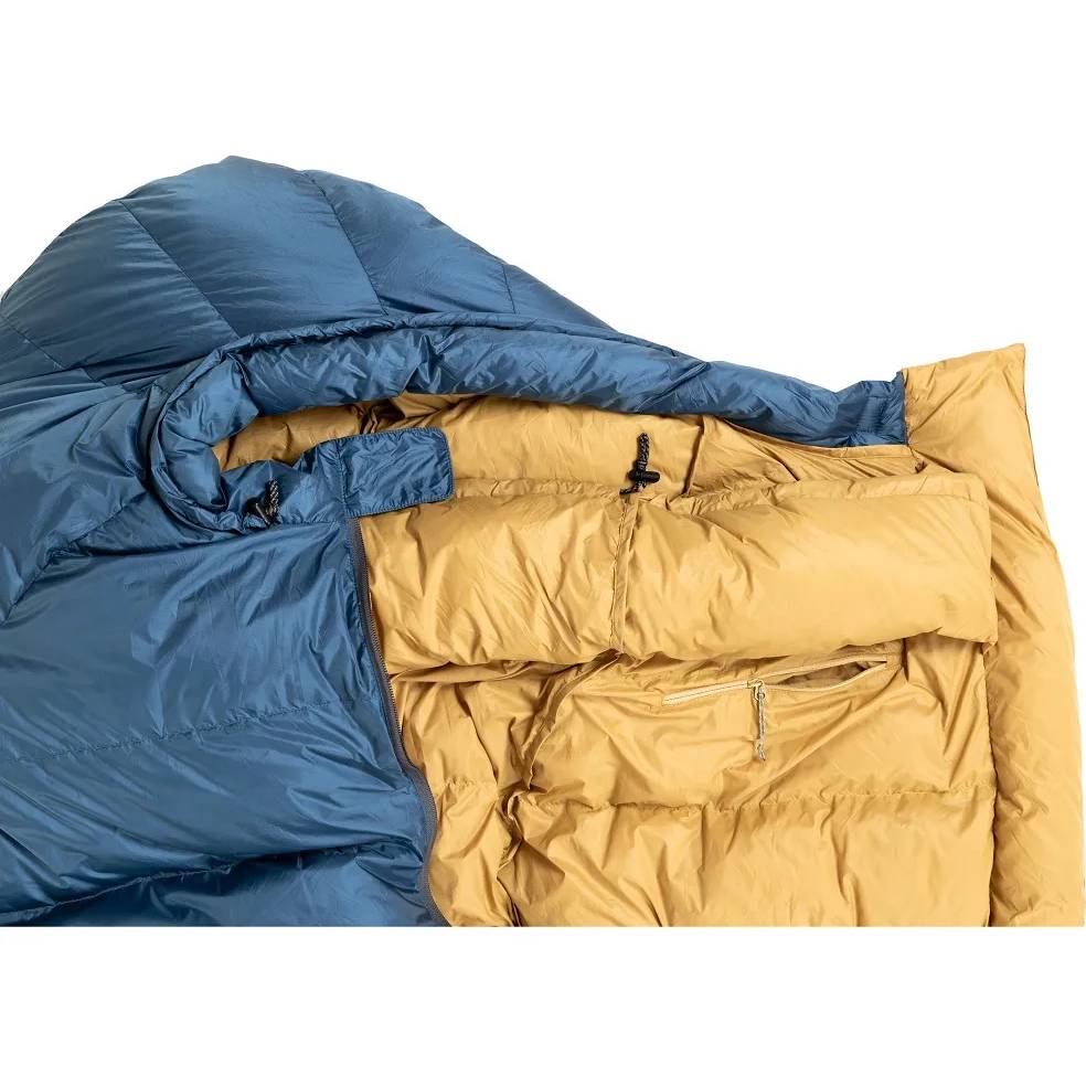 Спальник TURBAT KUK 500 185см Blue/Orange (012.005.0365) Температурные режимы (мин/комфорт/макс) -23/0