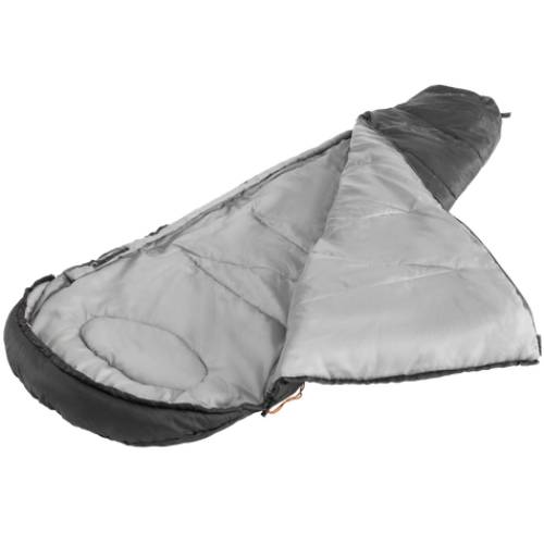 Спальник EASY CAMP Starling Mummy Black (240201) Блискавка двостороння