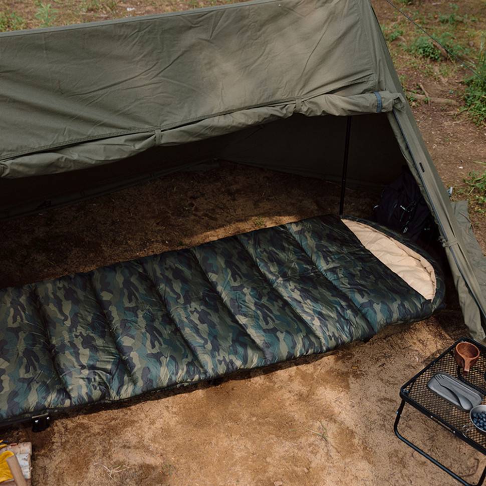 Внешний вид Спальник NATUREHIKE M320 Green Camouflage (CNK2350WS023)
