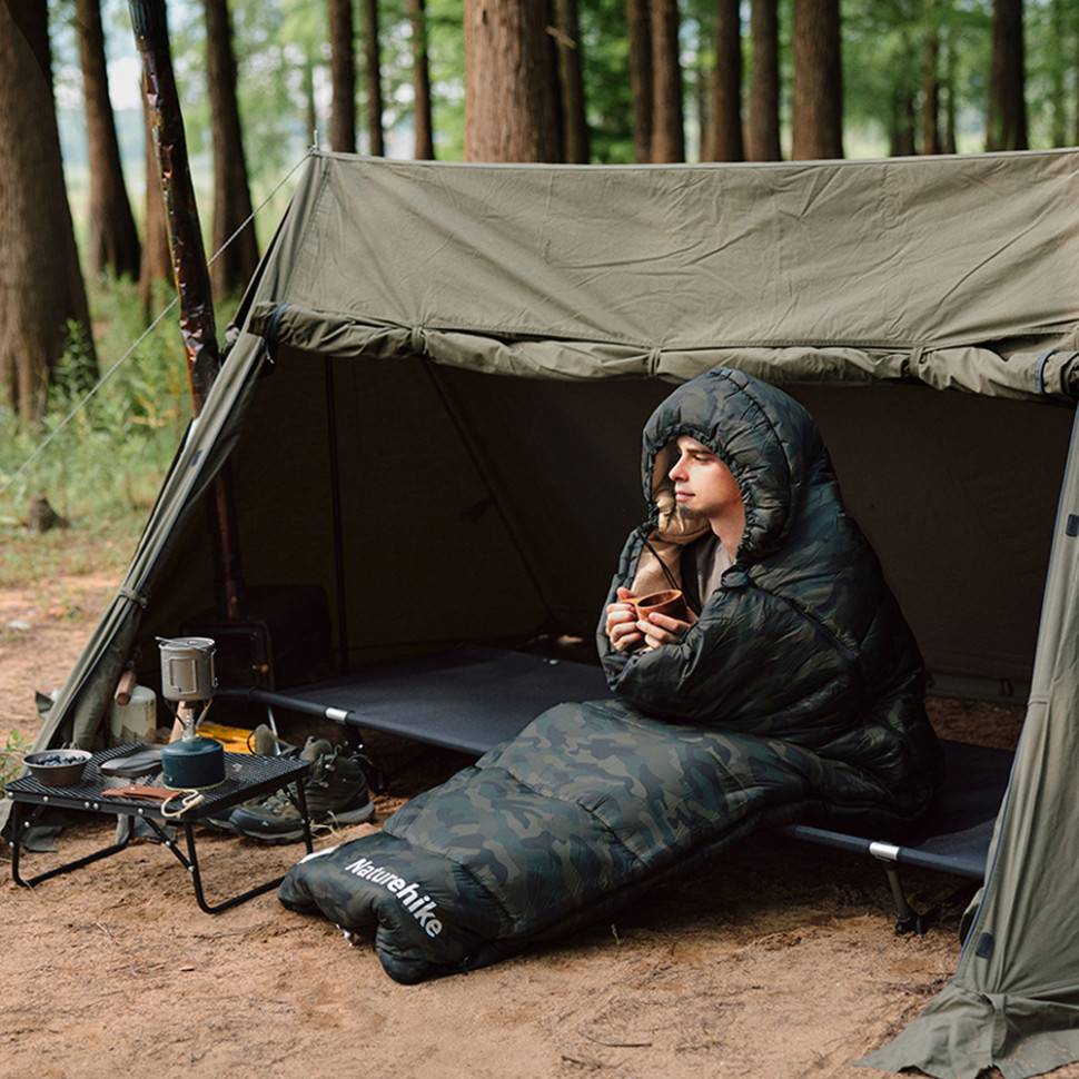 Заказать Спальник NATUREHIKE M320 Green Camouflage (CNK2350WS023)